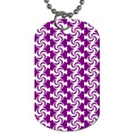 Candy Illustration Pattern Dog Tag (Two Sides) Back