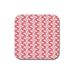 Candy Illustration Pattern Rubber Coaster (square) by GardenOfOphir