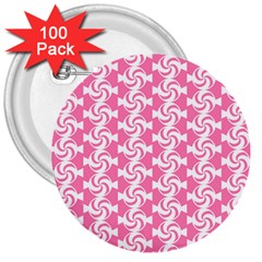 Cute Candy Illustration Pattern For Kids And Kids At Heart 3  Buttons (100 Pack)  by GardenOfOphir