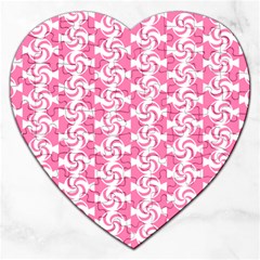 Cute Candy Illustration Pattern For Kids And Kids At Heart Jigsaw Puzzle (heart) by GardenOfOphir