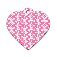 Cute Candy Illustration Pattern For Kids And Kids At Heart Dog Tag Heart (two Sides) by GardenOfOphir