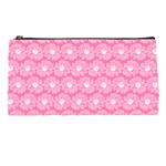 Pink Gerbera Daisy Vector Tile Pattern Pencil Case Front