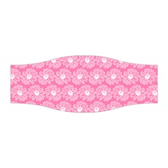 Pink Gerbera Daisy Vector Tile Pattern Stretchable Headband by GardenOfOphir