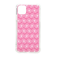 Pink Gerbera Daisy Vector Tile Pattern Iphone 11 Pro Max 6 5 Inch Tpu Uv Print Case by GardenOfOphir