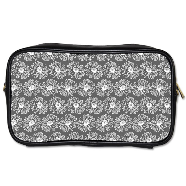 Gerbera Daisy Vector Tile Pattern Toiletries Bag (Two Sides)