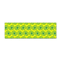 Gerbera Daisy Vector Tile Pattern Sticker (bumper) by GardenOfOphir