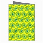 Gerbera Daisy Vector Tile Pattern Greeting Cards (Pkg of 8) Right