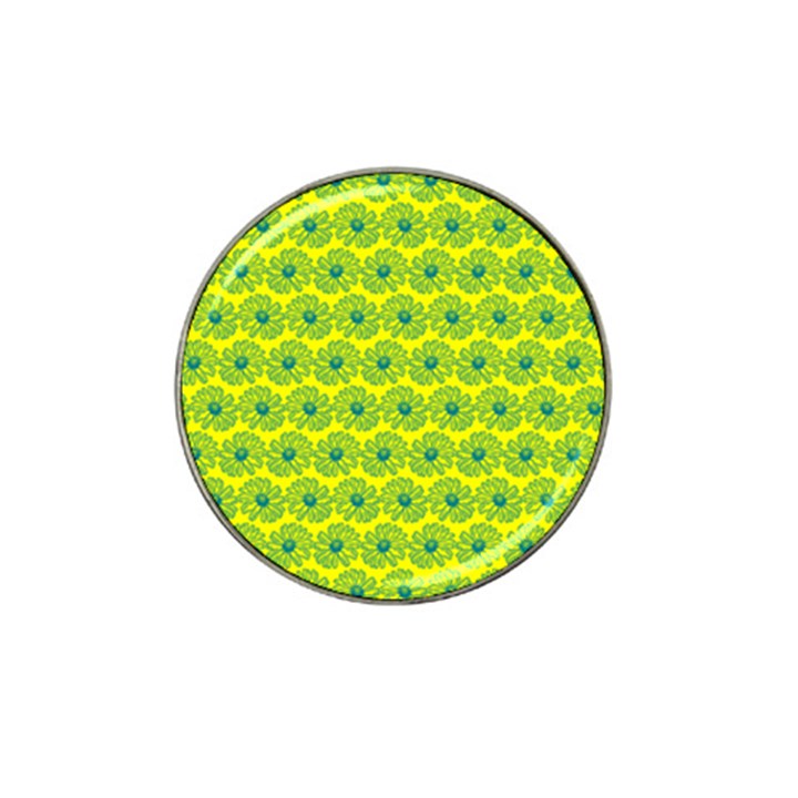 Gerbera Daisy Vector Tile Pattern Hat Clip Ball Marker (10 pack)