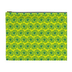 Gerbera Daisy Vector Tile Pattern Cosmetic Bag (xl) by GardenOfOphir