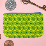 Gerbera Daisy Vector Tile Pattern Large Coin Purse Back