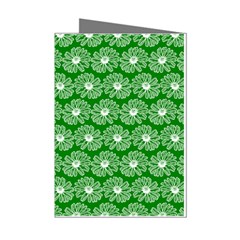 Gerbera Daisy Vector Tile Pattern Mini Greeting Cards (pkg Of 8) by GardenOfOphir