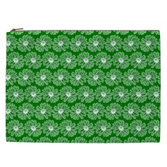 Gerbera Daisy Vector Tile Pattern Cosmetic Bag (xxl) by GardenOfOphir