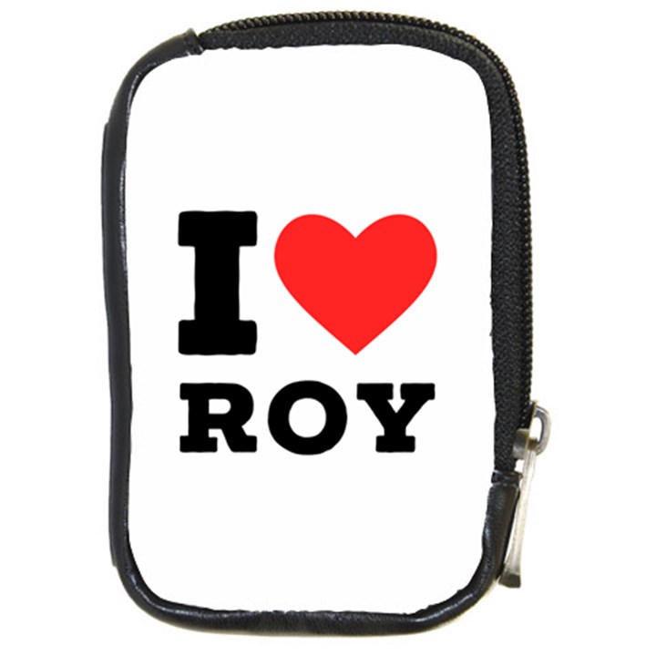 I love roy Compact Camera Leather Case