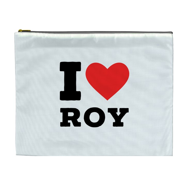 I love roy Cosmetic Bag (XL)