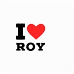 I love roy Large Garden Flag (Two Sides) Front