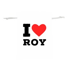 I Love Roy Lightweight Drawstring Pouch (l) by ilovewhateva