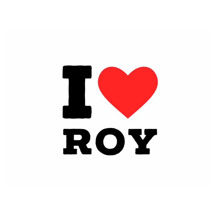 I love roy Premium Plush Fleece Blanket (Extra Small)