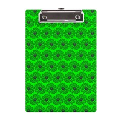 Gerbera Daisy Vector Tile Pattern A5 Acrylic Clipboard