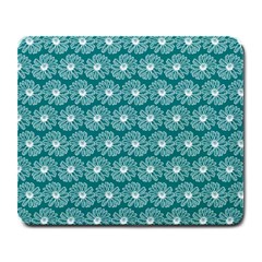 Gerbera Daisy Vector Tile Pattern Large Mousepad by GardenOfOphir