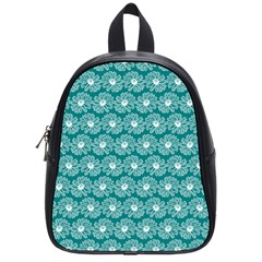 Gerbera Daisy Vector Tile Pattern School Bag (small) by GardenOfOphir