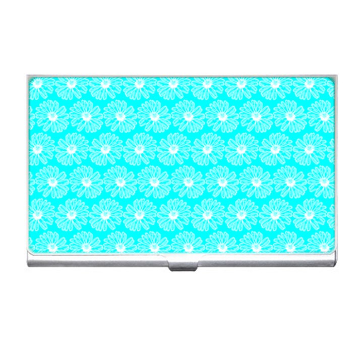 Gerbera Daisy Vector Tile Pattern Business Card Holder