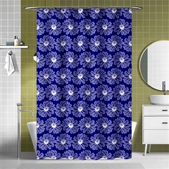 Gerbera Daisy Vector Tile Pattern Shower Curtain 48  X 72  (small)  by GardenOfOphir