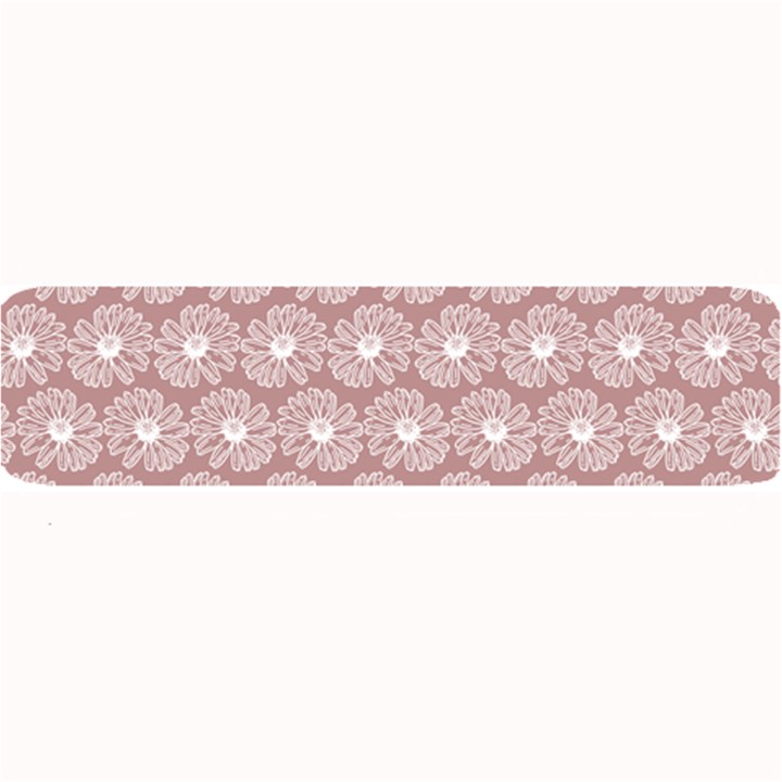 Gerbera Daisy Vector Tile Pattern Large Bar Mat