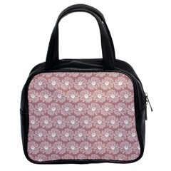 Gerbera Daisy Vector Tile Pattern Classic Handbag (two Sides) by GardenOfOphir