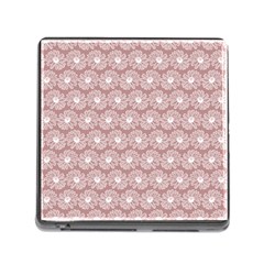 Gerbera Daisy Vector Tile Pattern Memory Card Reader (square 5 Slot) by GardenOfOphir