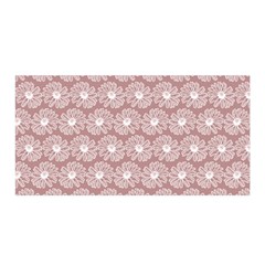 Gerbera Daisy Vector Tile Pattern Satin Wrap 35  X 70  by GardenOfOphir