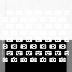 Modern Chic Vector Camera Illustration Pattern Rectangular Jigsaw Puzzl by GardenOfOphir