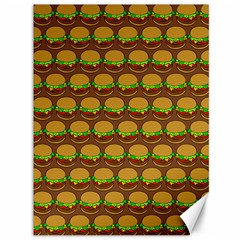 Burger Snadwich Food Tile Pattern Canvas 36  X 48  by GardenOfOphir