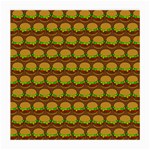 Burger Snadwich Food Tile Pattern Medium Glasses Cloth Front