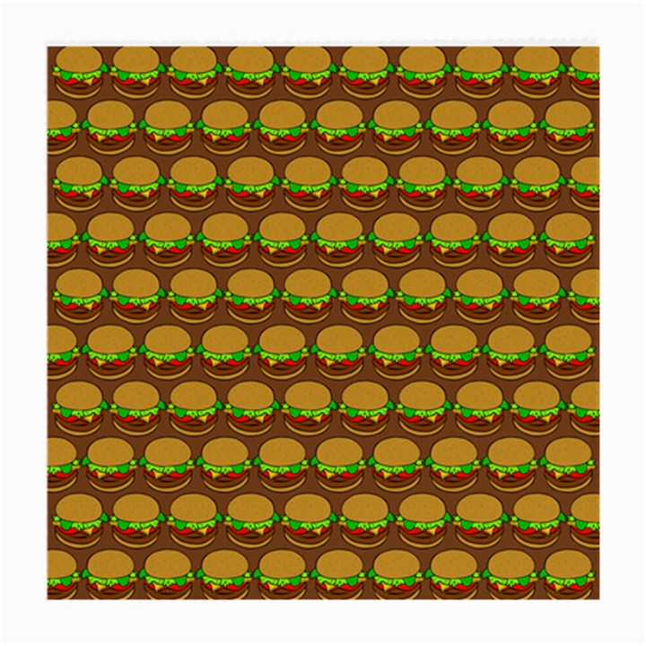 Burger Snadwich Food Tile Pattern Medium Glasses Cloth