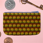 Burger Snadwich Food Tile Pattern Large Coin Purse Back