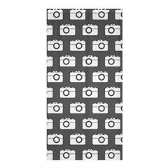 Modern Chic Vector Camera Illustration Pattern Shower Curtain 36  X 72  (stall)  by GardenOfOphir