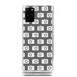 Modern Chic Vector Camera Illustration Pattern Samsung Galaxy S20Plus 6.7 Inch TPU UV Case Front