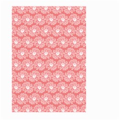 Coral Pink Gerbera Daisy Vector Tile Pattern Large Garden Flag (two Sides) by GardenOfOphir