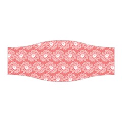 Coral Pink Gerbera Daisy Vector Tile Pattern Stretchable Headband by GardenOfOphir