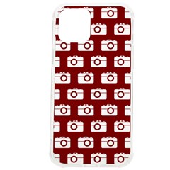 Modern Chic Vector Camera Illustration Pattern Iphone 12 Pro Max Tpu Uv Print Case by GardenOfOphir