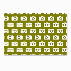 Modern Chic Vector Camera Illustration Pattern Postcard 4 x 6  (pkg Of 10) by GardenOfOphir