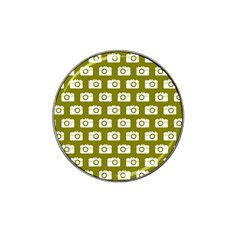 Modern Chic Vector Camera Illustration Pattern Hat Clip Ball Marker by GardenOfOphir