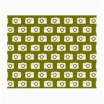 Modern Chic Vector Camera Illustration Pattern Small Glasses Cloth Front