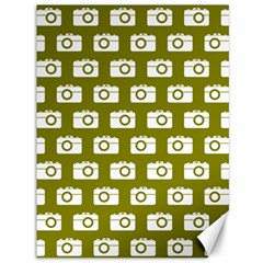 Modern Chic Vector Camera Illustration Pattern Canvas 36  X 48  by GardenOfOphir