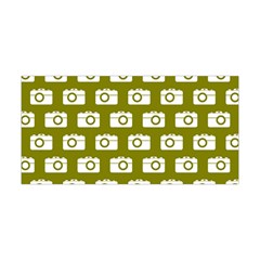 Modern Chic Vector Camera Illustration Pattern Yoga Headband by GardenOfOphir