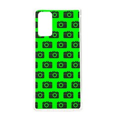 Modern Chic Vector Camera Illustration Pattern Samsung Galaxy Note 20 Tpu Uv Case by GardenOfOphir