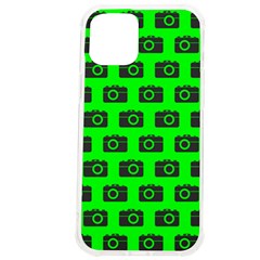 Modern Chic Vector Camera Illustration Pattern Iphone 12 Pro Max Tpu Uv Print Case