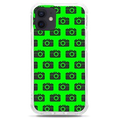 Modern Chic Vector Camera Illustration Pattern Iphone 12 Mini Tpu Uv Print Case	