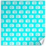 Modern Chic Vector Camera Illustration Pattern Canvas 16  x 16  15.2 x15.41  Canvas - 1