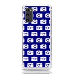 Modern Chic Vector Camera Illustration Pattern Samsung Galaxy S20 6.2 Inch TPU UV Case Front